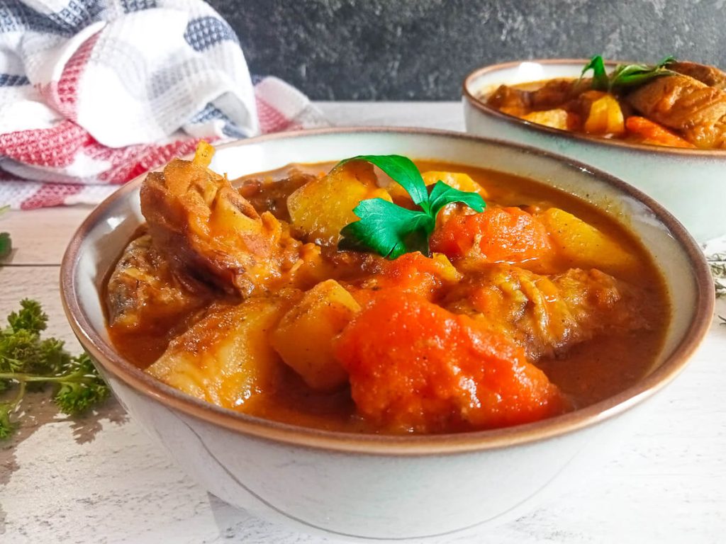 A bowl of bone bone soup